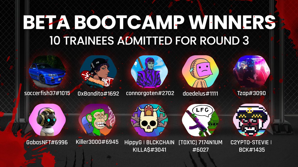 Congrats 🎊 to our third round of chosen Beta Trainees! We will continue picking new beta trainees each week so get ready! 

RT if you want Early Beta Access! ⛺️🎮