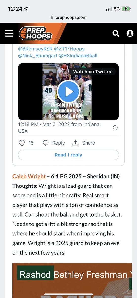 Appreciate the recognition. Thanks <a href="/kylerstaley/">Kyler Staley</a> and Prep Hoops! <a href="/HoopsSheridan/">Sheridan Hoops</a> @EG102025