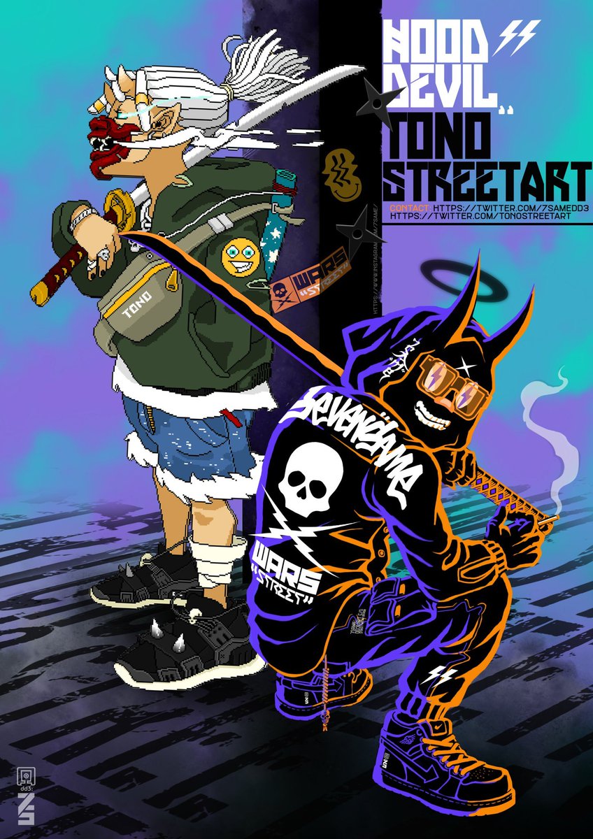 Tono_StreetArt's tweet photo. HoodDevil x Tono StreetArt 
Damn!! Brooo @7sameDd3 Fire!! It's Lit
#nft #nftart #nftcollection #nftcommunity #nftartist #nftcollector #nftdrop #nftcollectibles #nftcollectors #nftartists #cryptoart https://t.co/xHLXCtyY9I