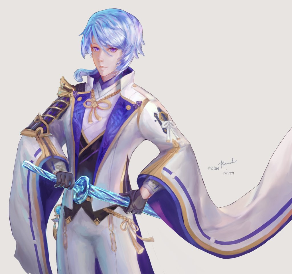 blue_____raven's tweet photo. #KamisatoAyato #GenshinImpact 
I need more events like Irodori ( ͡°³ ͡°) https://t.co/osTGfX37Vh