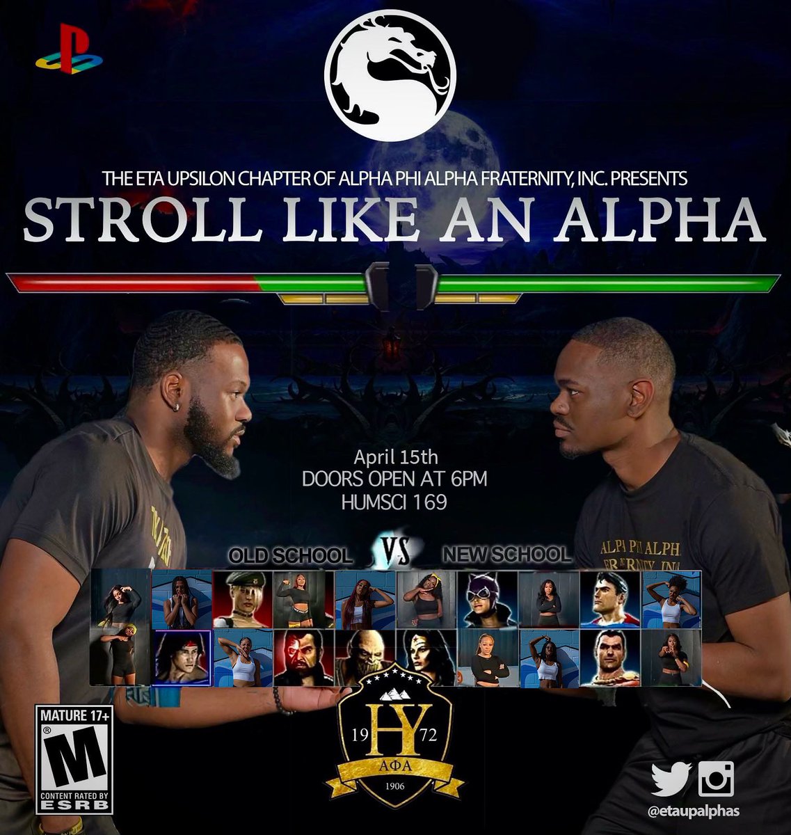 ttualphas's tweet photo. Who will take home the Trophy? Find out this evening! 🐍
HUMSCI 169
Doors open at 6:06pm
#SLAA2k22 #AlphaWeek2k22 https://t.co/ZQZePh2FfQ