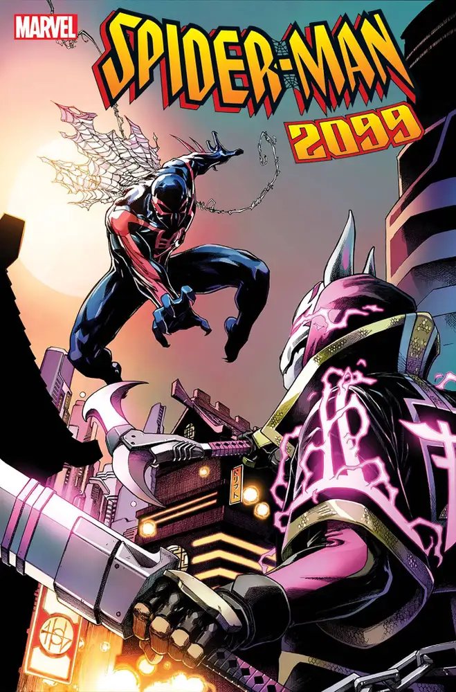 RT @iFireMonkey: Here is the Spider-Man 2099 Fortnite Variant Cover! https://t.co/syvE4Zj6fn