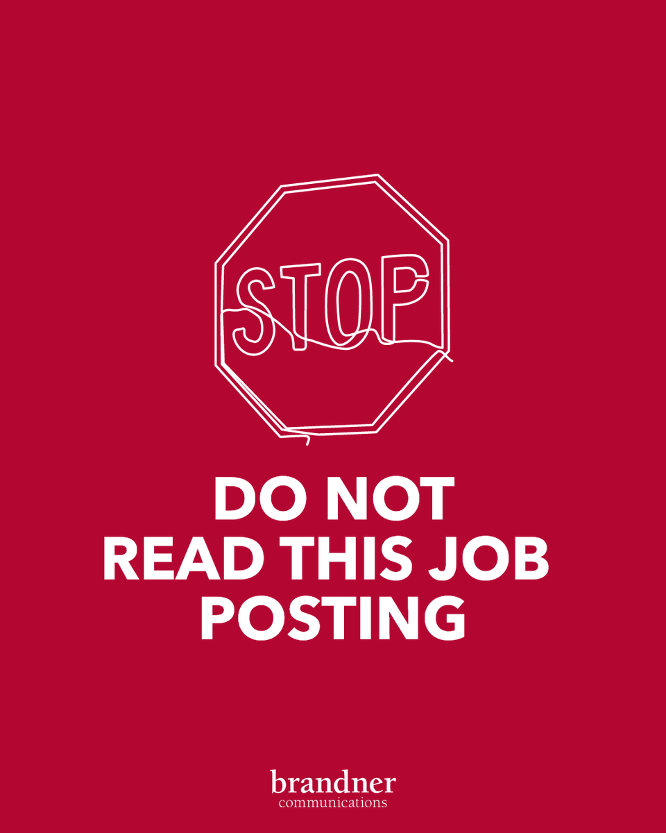 TeamBrandner's tweet photo. OK, that was a test. We can tell you're a risk taker - Someone willing to push the limits. We respect boldness, because we live it. At Brandner, we like working with people who go beyond the status quo to be great. After all, great things never come from comfort zones. https://t.co/CuIqbfCJrd