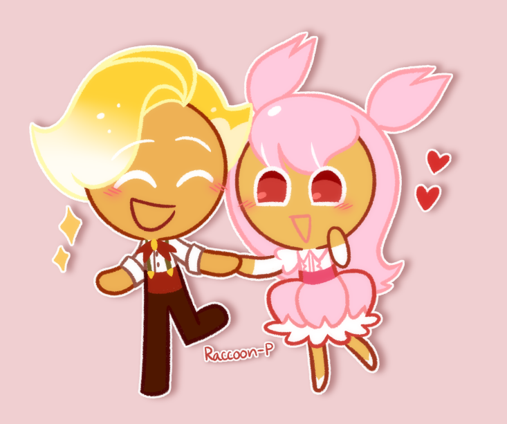 I miss drawing my favorite rarepair 🌸🥂💕 #CookieRun #クッキー