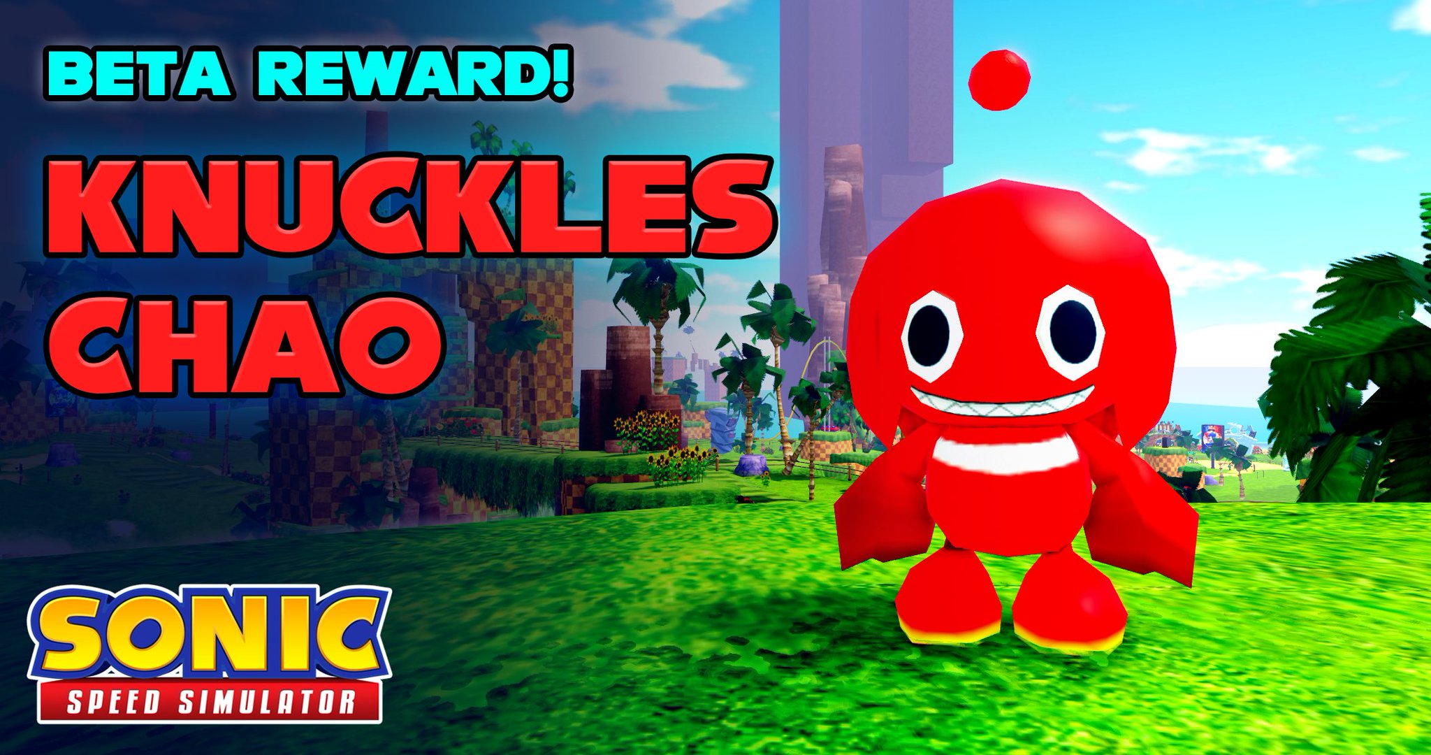 Sonic Speed Simulator on X: We'd like to thank you all for your support  throughout this year, to do this we've made a special Chao just for you  all! #Roblox #SonicRoblox Use