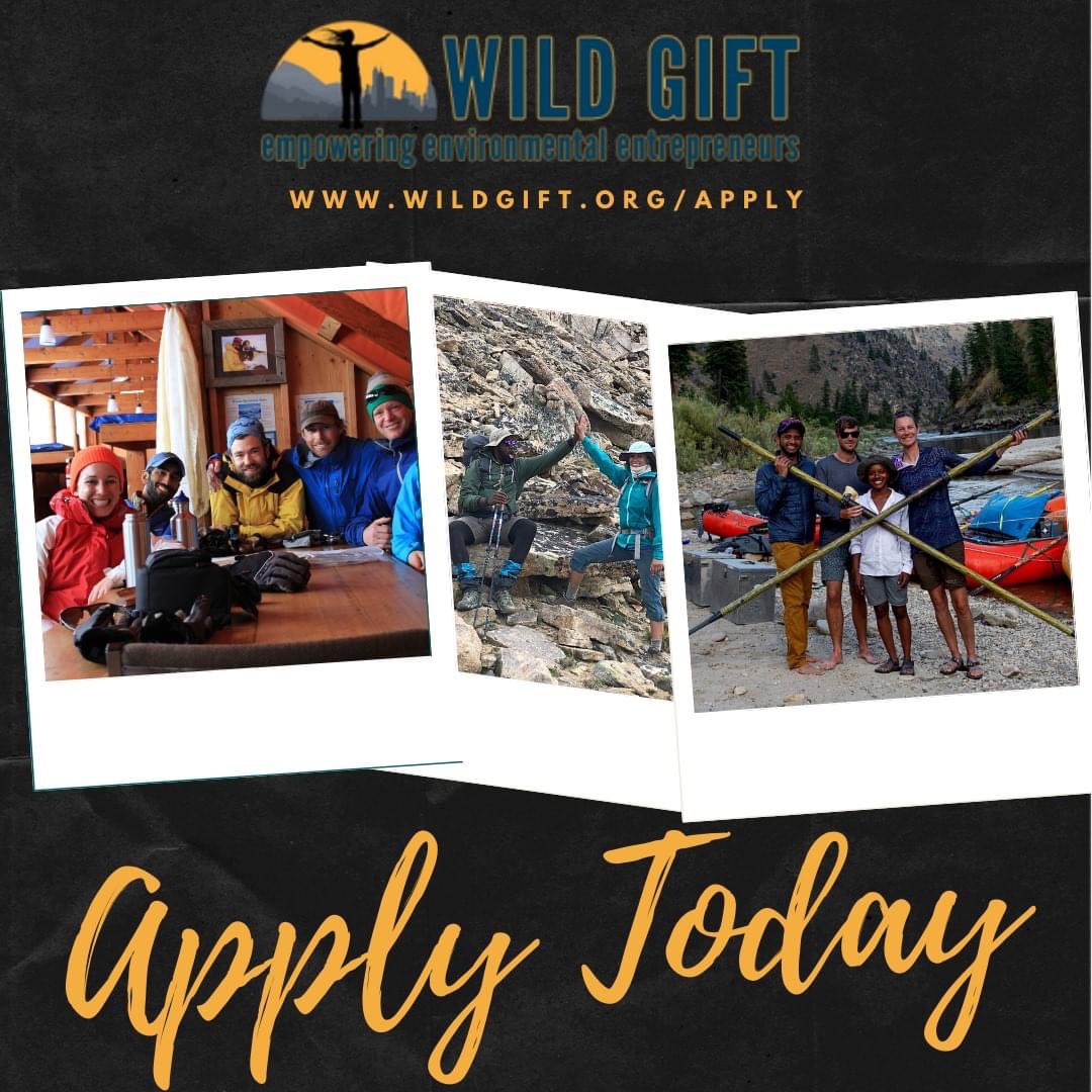 WildGiftOrg's tweet photo. Apply by 5 PM PST TODAY to join our next cohort of Wild Gift Fellows! 🌎🏔🌅🏕����🌲🌳 #socent #socialenterprise https://t.co/mLohhkZ2L9 https://t.co/d8eHWDtPTh