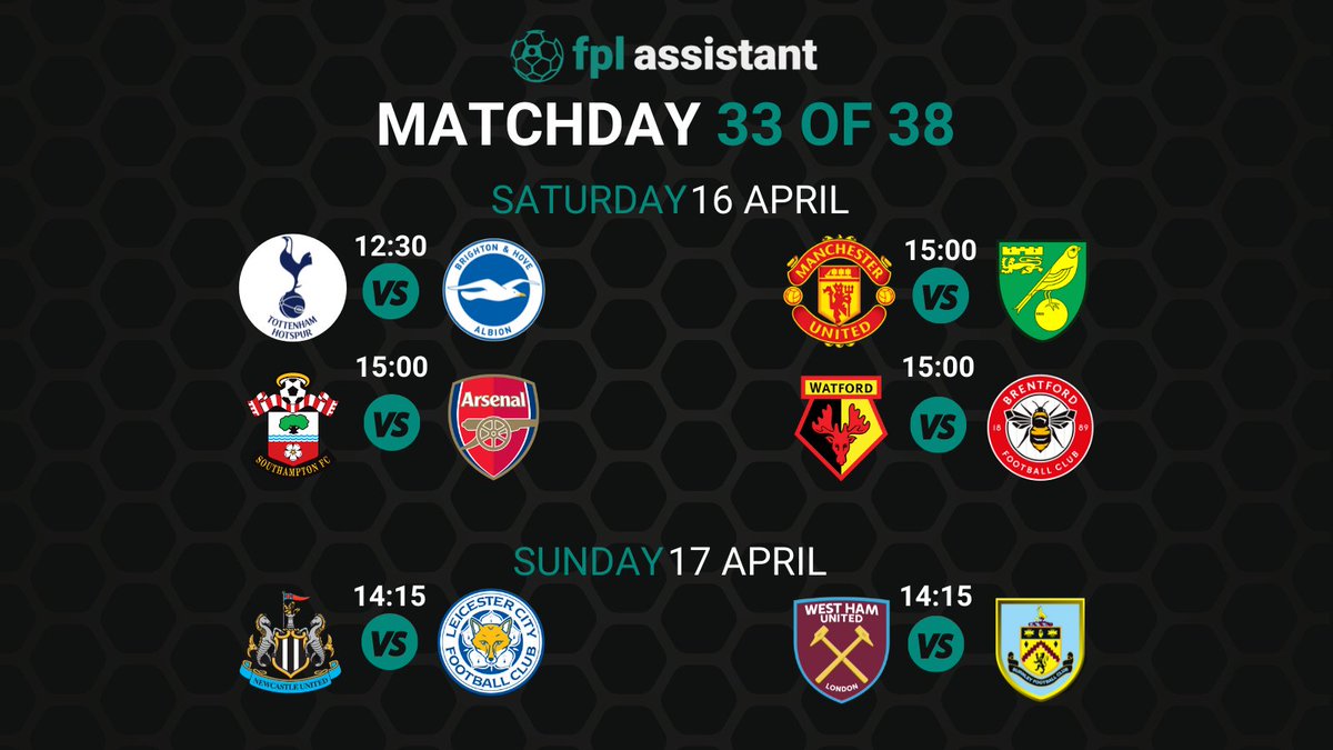 _fplassistant's tweet photo. Gameweek33! 👈

FPL Assistant - The FREE #FPL App

The ultimate companion app for the #FanstasyPremierLeague.

Built by members of the #FPLCommunity for the FPL Community. https://t.co/nmIRkYeDeZ https://t.co/qRYuuNPDk0