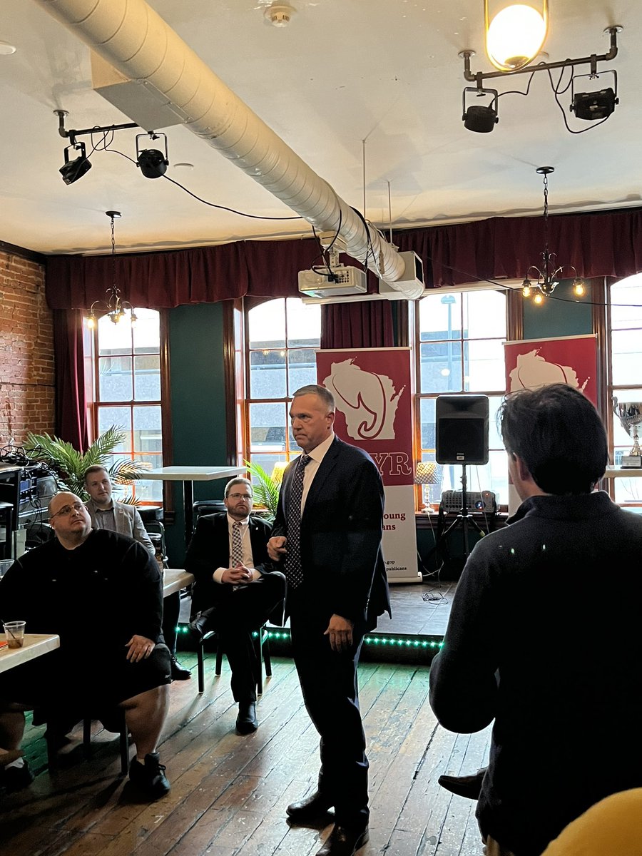 cmparnell18's tweet photo. What a great Kickoff Party last night for the Dane County Young Republicans! Huge thanks to @AdamforAG and @orlandoforwi for joining us and firing up the crowd. Onto victory in November! #WIYR #DCYR https://t.co/3lNCORl4SV