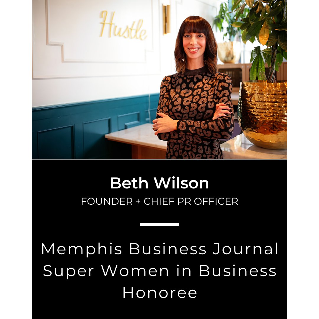 wilsonpr901's tweet photo. We are excited to announce that our Founder + Chief PR Officer @bethbwilson901 has been named a Super Woman in Business by @mbjmemphis! She joins the 10th class of women who have been honored by the publication. Please join us in congratulating all of these incredible women! https://t.co/BmOFZ6woY2