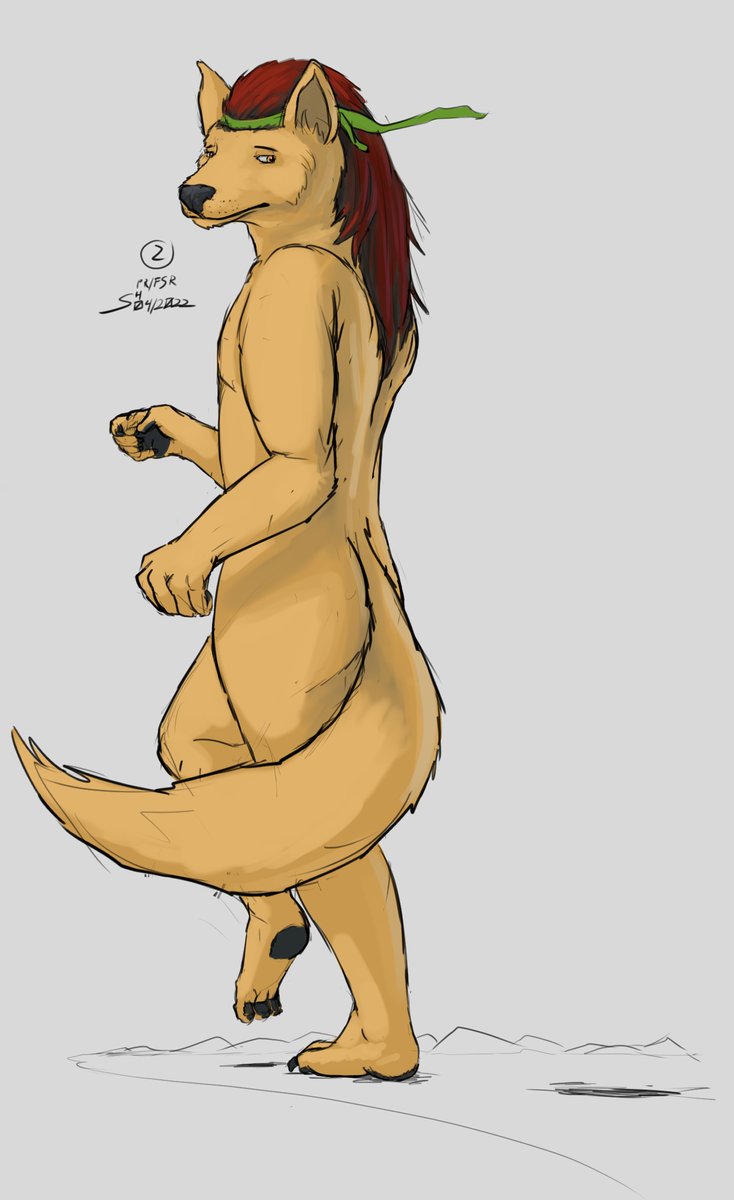 ShadowhideArt's tweet photo. Character study for my mate. We've been thinking about his 'sona and for now this is more or less where it's been at for a while.

#Furry #FurryArt https://t.co/tWpqs81tsK