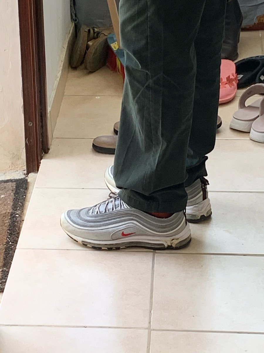Left my air max 97s in Cyprus last time I went to see my grandparents and now my grandad has claimed them
