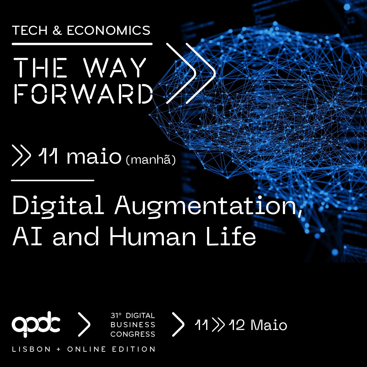 APDC's tweet photo. “Digital Augmentation, AI and Human Life” é o tema central em debate na primeira manhã do #DBC2022.
Qual o papel da ciência, tecnologia e inovação na transformação digital e o seu significado para a humanidade?
Preparado para as intervenções e os debates?
#apdc #thewayforward https://t.co/dEMzDNLbhp