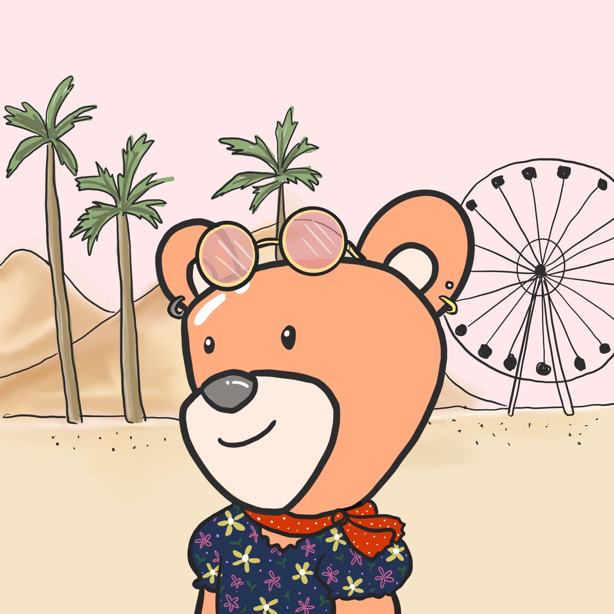 Who’s ready for #Coachella ? <a href="/inBetweenersNFT/">inBetweeners 🧸</a> 
#inBetweenersNFT #inBetweenersArtWeek