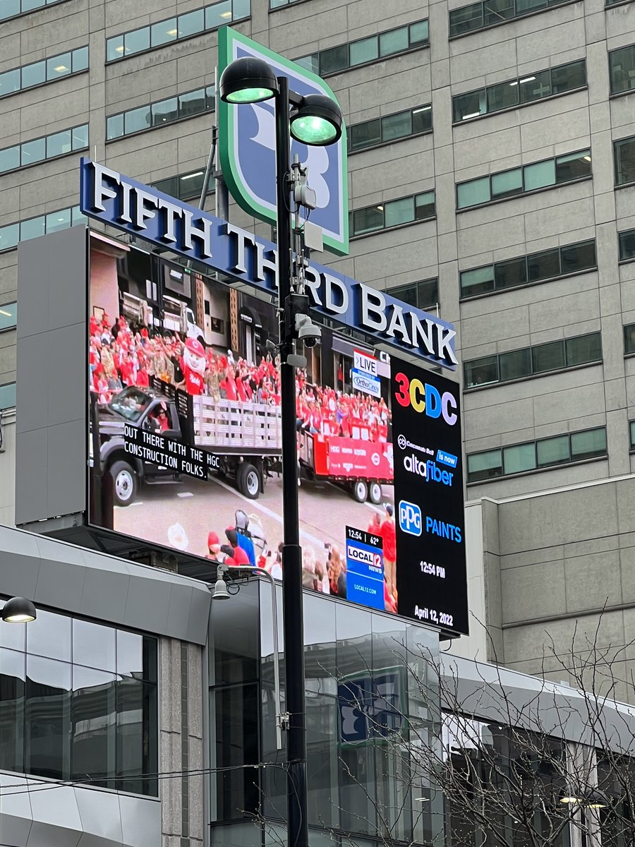 We know how to have a good time on Opening Day for the Cincinnati Reds! We were so excited to participate in the parade and attend the game as a group for the first time in 3 years! #BuildEveryDay