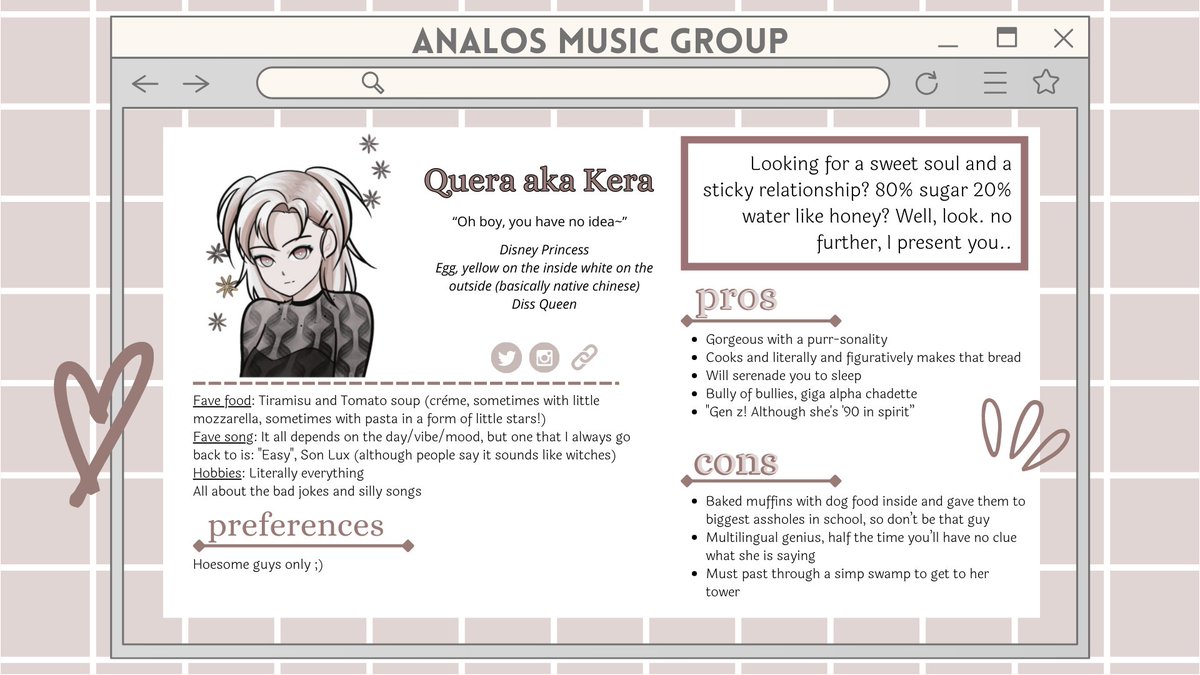 TheMoosicCrew's tweet photo. Pop Star Spotlight | @the_Quera 💕

peep the F-U-L-L infographic @_hanaknight17 https://t.co/dbi2XunWog