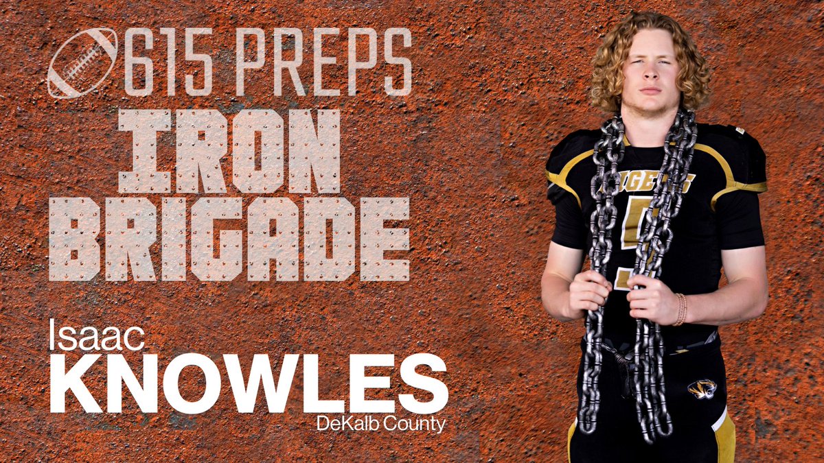 The next #IronBrigade member is DeKalb County's Isaac Knowles! <a href="/DCTigerFootball/">DCHS Tiger Football</a> <a href="/Isaac5Knowles/">Isaac Knowles</a>