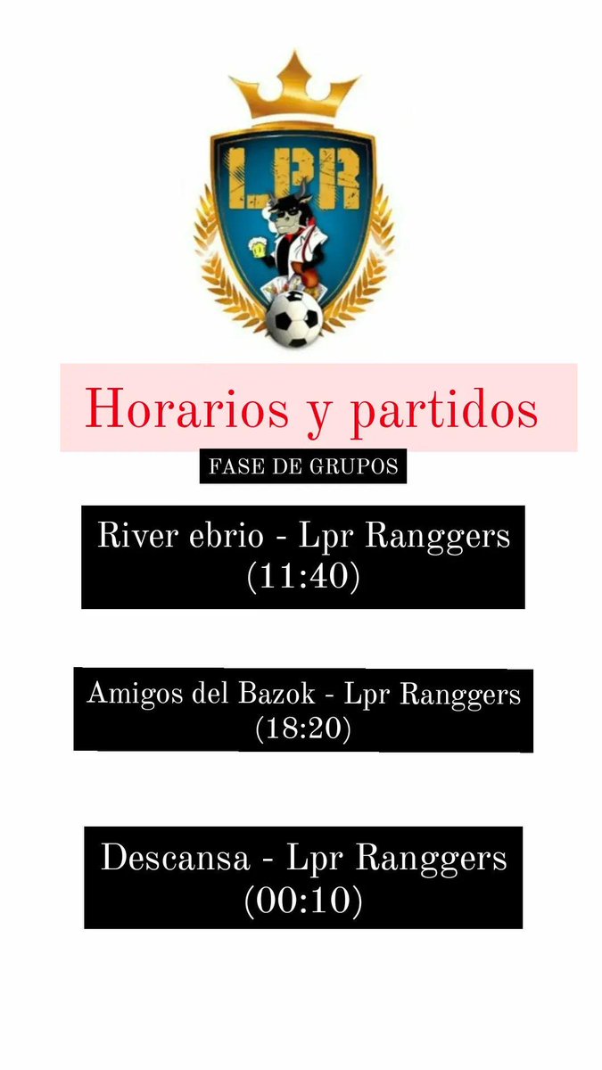 Mañana volvemos!
#returns #chusineta #ranggers