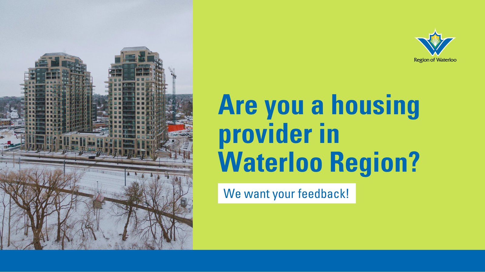 Region of Waterloo on Twitter "Are you a developer, private landlord