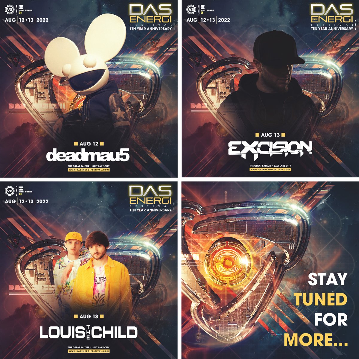 DasEnergiFest's tweet photo. Headliners announced so far:  @deadmau5, @Excision, @LouisTheChild - who do you hope to see announced next? Stay tuned for more...   

🎟️Tickets available now at https://t.co/qhJkKaX65a https://t.co/SNcoPrdwwP