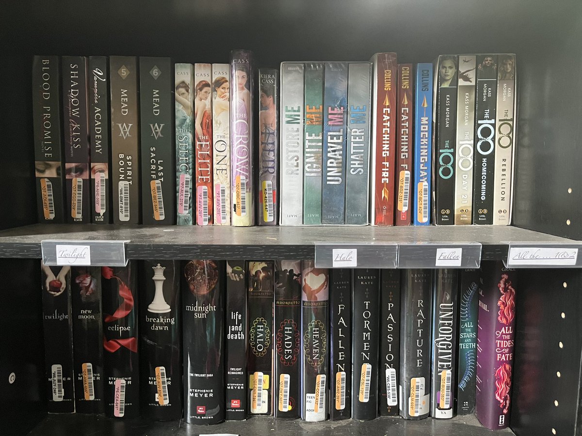 bellofthebooks's tweet photo. @Jessica14107995 I only buy my favorite series (so I can read them over and over… I went to name a few &amp; realized I couldn’t pick any favorites after Harry Potter! So here’s a few we keep around the house! 🤣🤣 (under Harry Potter is my favorite author Cassandra Clare) https://t.co/W459eQfHgA