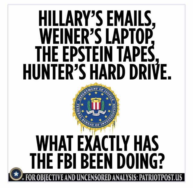 👇🏻Any Ideas On Where the FBI has been👇🏻⁉️
