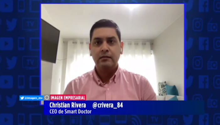 Imagen Radio (@imagen_mx) on Twitter photo #LoMásVisto | 💻👨⚕ Telemedicina: una forma de acceso eficiente a los servicios de salud.
Christian Rivera (<a href="/crivera_84/">Christian Rivera</a>), CEO de <a href="/smart_doctor_la/">Smart Doctor LATAM</a>, nos comparte detalles en #entrevista con <a href="/soydelac/">Juan Carlos De Lassé Alvarez</a>.
bit.ly/3rx3E87 #LoMásVisto | 💻👨⚕ Telemedicina: una forma de acceso eficiente a los servicios de salud.
Christian Rivera (<a href="/crivera_84/">Christian Rivera</a>), CEO de <a href="/smart_doctor_la/">Smart Doctor LATAM</a>, nos comparte detalles en #entrevista con <a href="/soydelac/">Juan Carlos De Lassé Alvarez</a>.
bit.ly/3rx3E87