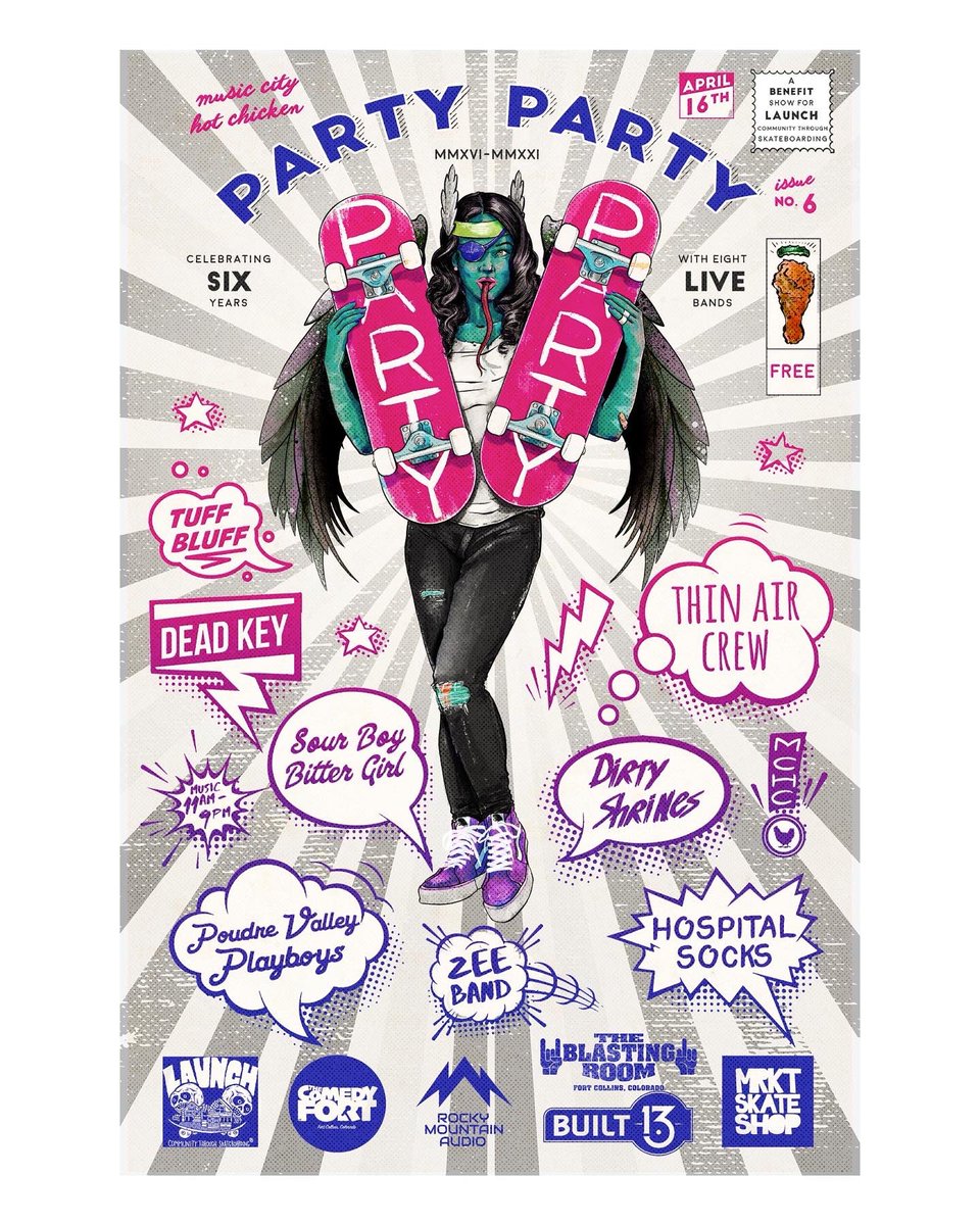 Fort Collins tomorrow for <a href="/mchcCO/">Music City Hot Chicken</a> PARTY PARTY!!!!!