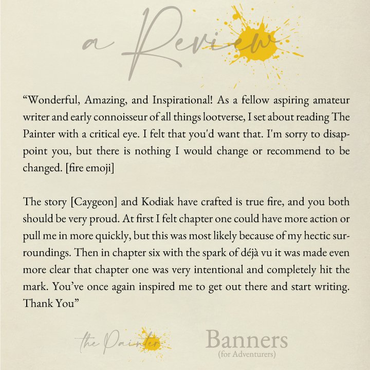 BannersNft's tweet photo. A first review! (and it isn't our parents!) https://t.co/9MBm3gmQb7