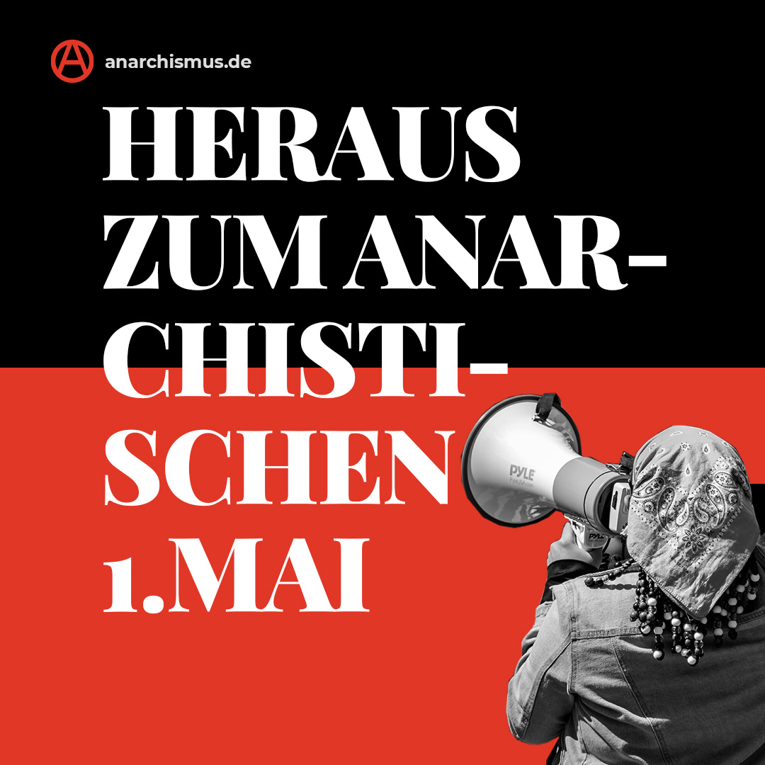 AnarchismusDE's tweet photo. Dieser 1. Mai hat es aus anarchistischer Sicht in sich. Wir haben eine menge Termine auf unserer Sonderseite aufgeführt &amp;freuen uns über weitere Einsendungen wenn wir etwas übersehen haben sollten. Bis zum 1. Mai werden wir die Seite laufend aktualisieren.
https://t.co/dYHr23uDpF https://t.co/kspvgVq18e