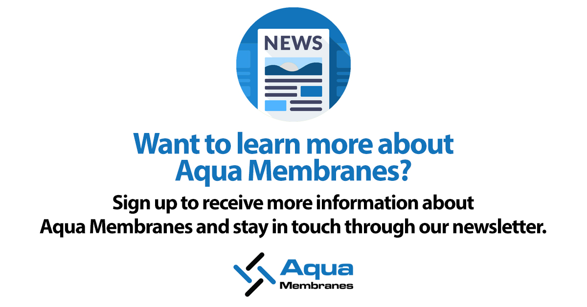 Stay tuned, our April newsletter will be coming soon! 

Stay current by signing up to receive our bi-monthly newsletter. 

ow.ly/c2xR50IKNfx

#aquamembranes #innovation