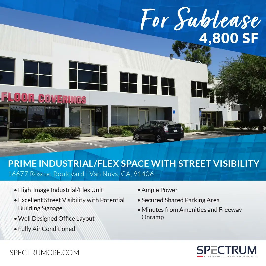 Spectrum Commercial Real Estate, Inc. on Twitter "FORSUBLEASE 4,800