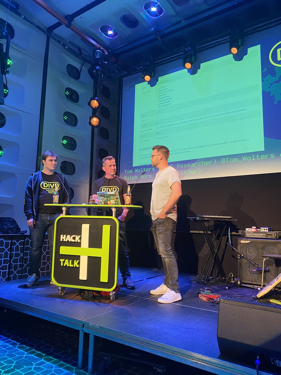 Luusco's tweet photo. #hacktalk20 met @Cvthof @Tom_Wolters en Ralph Horn. https://t.co/64XDYGB3EB