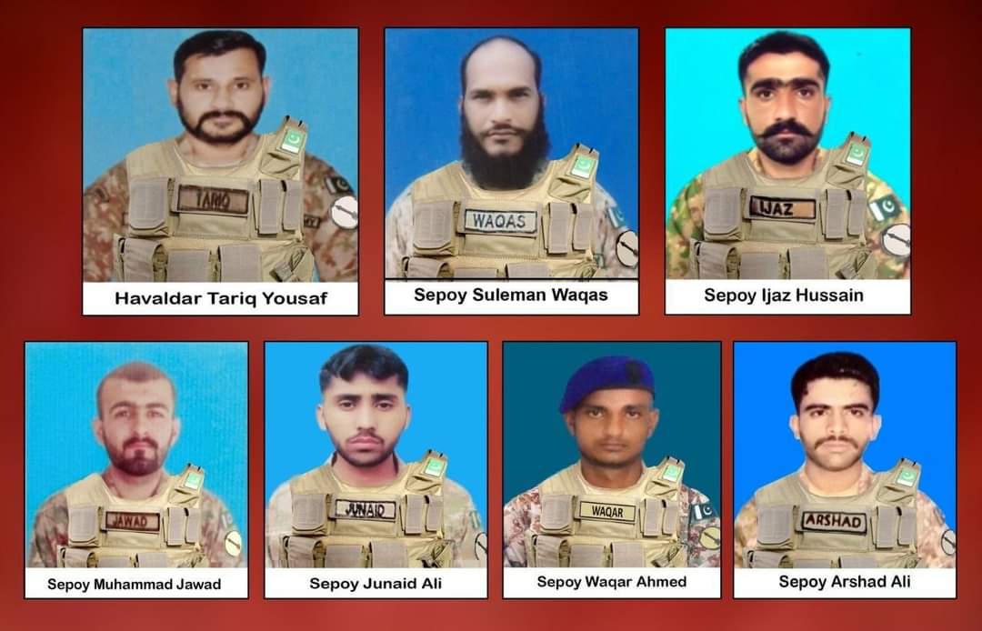 naadiisporty's tweet photo. Unselfish sacrifice! Our martyrs, our pride ❤ 

I strongly condemn the attack on military convoy by terrorists near the Pakistan-Afghan border in Isham, North Waziristan District.
Seven soldiers embraced martyrdom. 
#LongLiveArmy 
#Armyourpride https://t.co/8icElhhPra