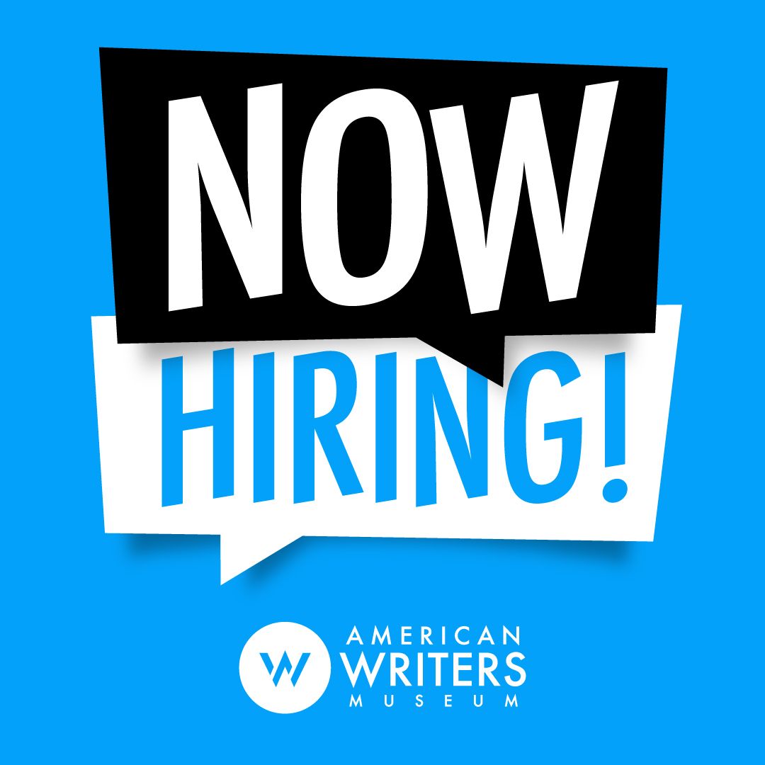 AWMuseum's tweet photo. The American Writers Museum is seeking a friendly and energetic Storyteller to join our team. 

For more information and to learn how to apply visit https://t.co/pG9NRm2Xbn. https://t.co/VI6zItCKQA