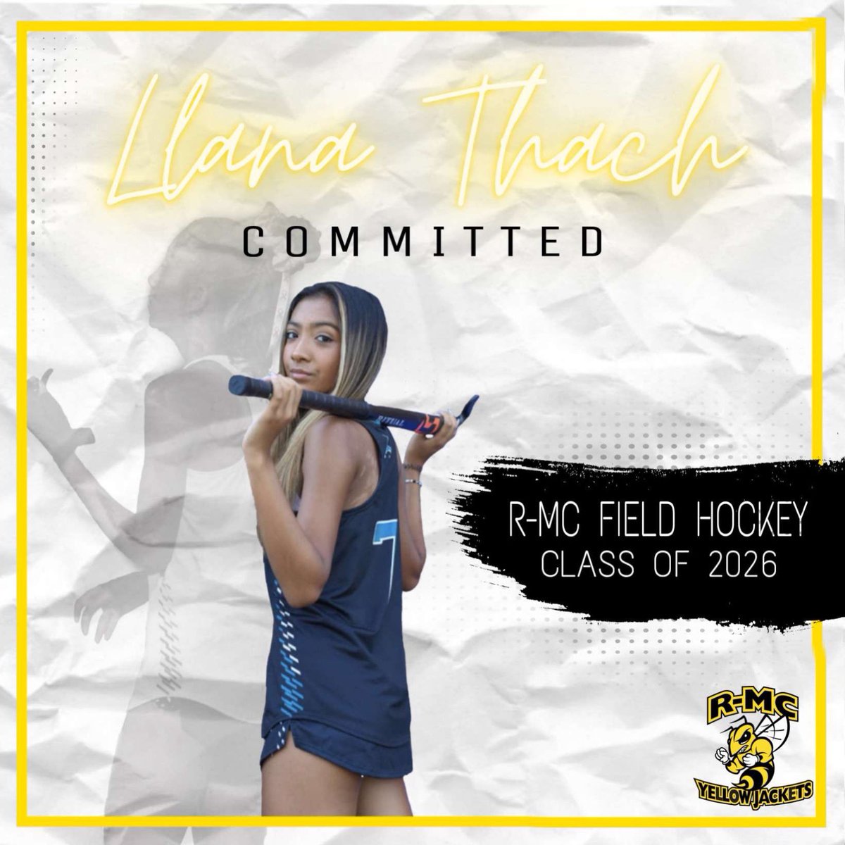 So proud of our girl!!! Can’t wait to watch and cheer you on at <a href="/rmcfh/">Randolph-Macon College Field Hockey</a> 🏑#backthejackets🐝 <a href="/LlanaThach/">Llana Thach</a>