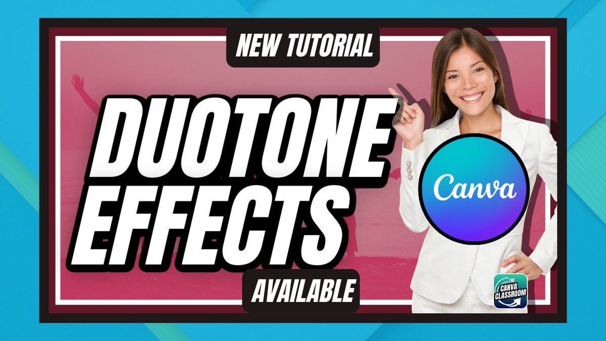 learncanva4yt's tweet image. The duotone app in Canva allows you to change a color of an image with a click of a button.  Today's lesson will share 3 ways to use it for images including a creative way to make text stand out for social media #canvatutorials #thecanvaclassroom
youtu.be/a90egSGqIR8