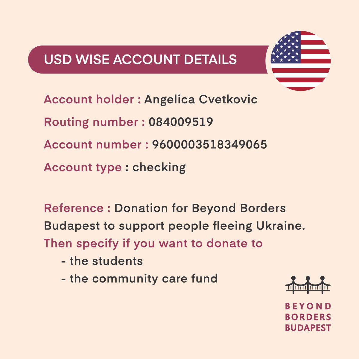 BeyondBordersBp's tweet photo. All the support we have provide to people fleeing #Ukraine️ have been through the benevolence of our cherished donors.
As we shift attention to meeting the long term needs of about 300 TCN still with us, we count on you to #Donate to #Support #BlacksInUkraine
Thanks in advance https://t.co/LSxHjPIDMZ