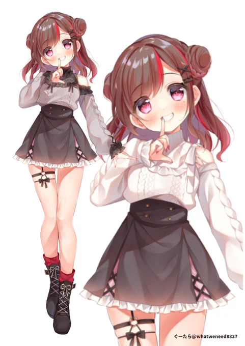 【お仕事】ぐーたらさん(@whatweneed8837 )のメインビジュアルを担当しました!
衣装や表情も、ぐーたらさんの素敵なお声と共にご堪能ください🥰
#ぐーたら 