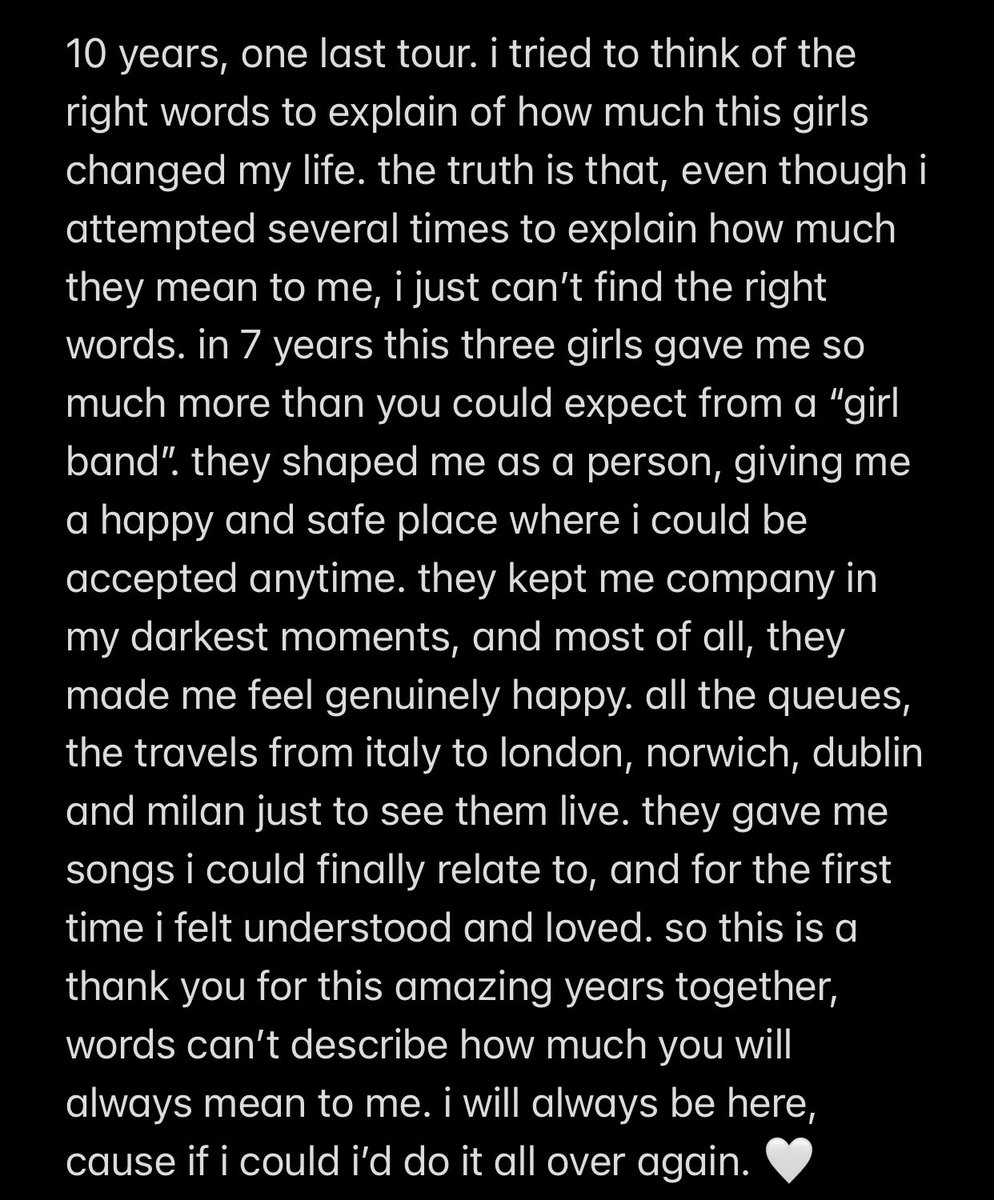 thirlwallwasabi's tweet photo. i’ll forever be grateful for all that you gave me and i’ll always cherish every single memory. thank you for everything 🤍 @LittleMix #ConfettiTour https://t.co/JH88PGUF5W