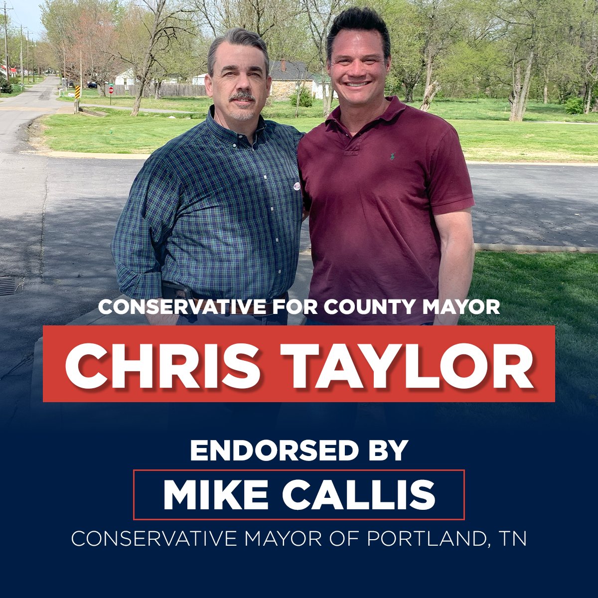 TaylorForSumner's tweet image. 🚨 Momentum Alert! 🚨

Our campaign is excited to have the endorsement of Portland Mayor, Mike Callis. Lorie and I are so proud to have Mike on our team. I'm looking forward to working with him and the other city mayors of this community!