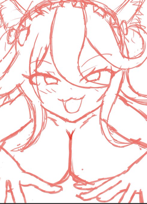 今描いてるポイ、色塗るところまで頑張りたい 