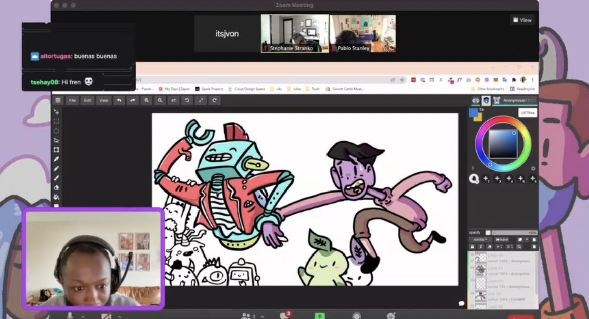 dandaman900's tweet photo. @champtgram @loserclubreborn  @itsjvon  best team &amp; founder out there. Draw seshes are always a vibe https://t.co/3J9O8oLqKY