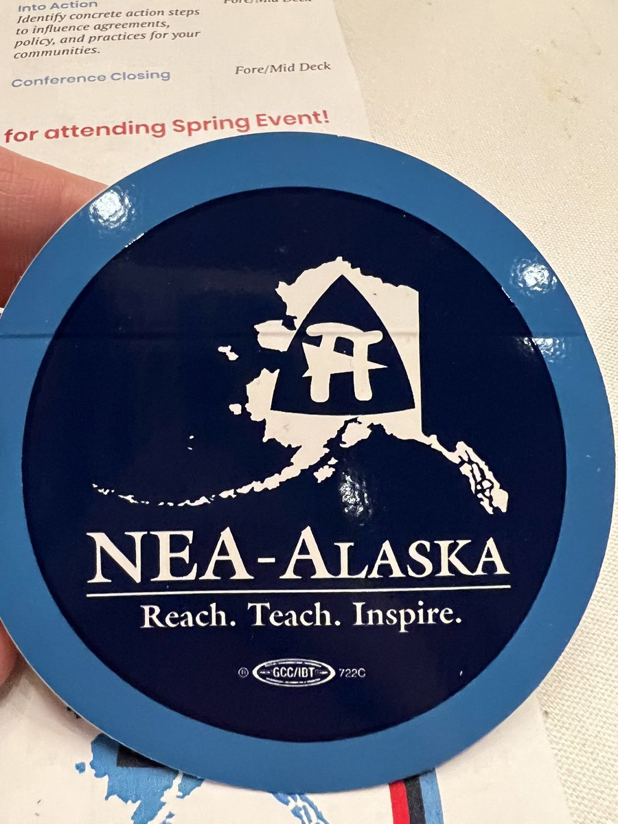 DoraLeland's tweet photo. Excited to be part of this important work. @NEAToday @NEAAlaska #SpringEvent22 https://t.co/Sy0vCkYwhj