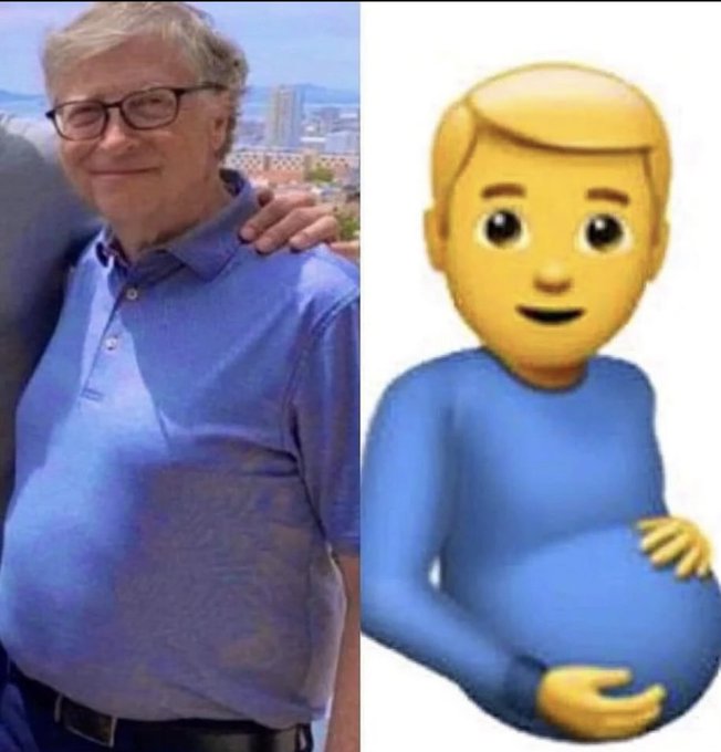 Elon Musk Roasts Bill Gates With Pregnant Man Emoji hehe FQ_68lnWQAIuYMM?format=jpg&name=small