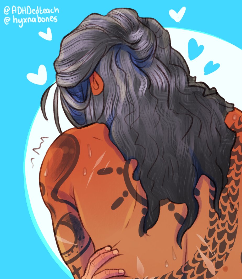 adhdedteach's tweet photo. if ur over 18 and can read u can check out some smut on my nsfw art acc @hyxnabones https://t.co/UmGprMSwDE