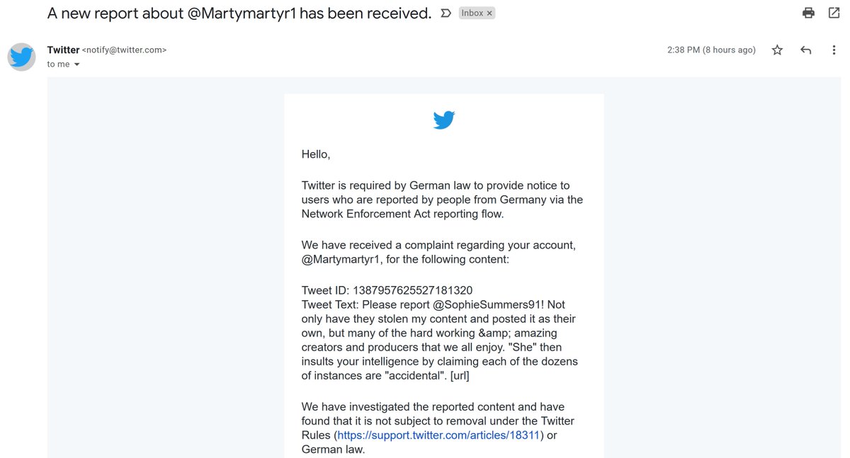 Martymartyr1's tweet photo. @AsianDominance @Surben82 @XSophieSummersX @TwitterSupport @Swimsuitbondage @captive2d @MartyrBondage @erokenny @ShinyRigger @GagAttackProd I also thinks it's pretty suspicious that I haven't heard about this in months, and just today I received an email from Twitter that one of my Tweets received a complaint from a new Sophie profile. Then all this shit comes up mere hours later?? Yeah... https://t.co/PkDqOvDde4