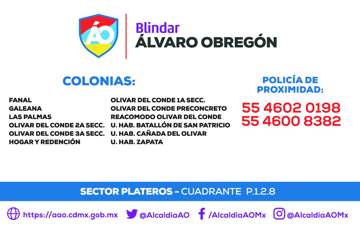 Alcaldía Álvaro Obregón tweet media