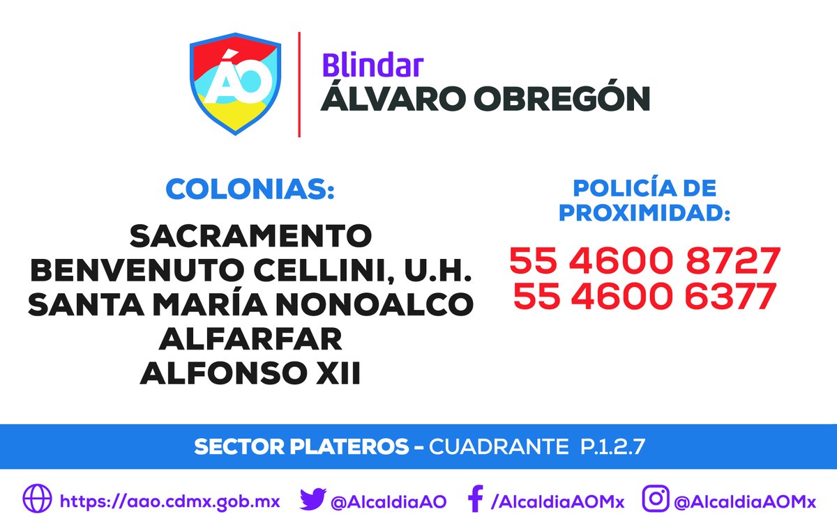 Alcaldía Álvaro Obregón tweet media