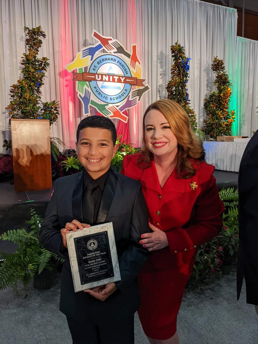 kklemoine's tweet photo. Kudos to all of the outstanding St. Bernard Parish students of the year who were honored this week including 5th grader Ramy Dali who developed the Feed it Forward Program in our community. #parishpride #stbstrong #unity https://t.co/H95NjZ2Xxq