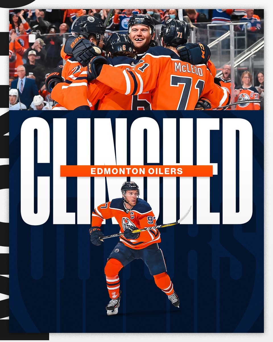 THEY'RE IN‼️ 

Spread the news, the <a href="/EdmontonOilers/">Edmonton Oilers</a> are officially back in the #StanleyCup Playoffs!